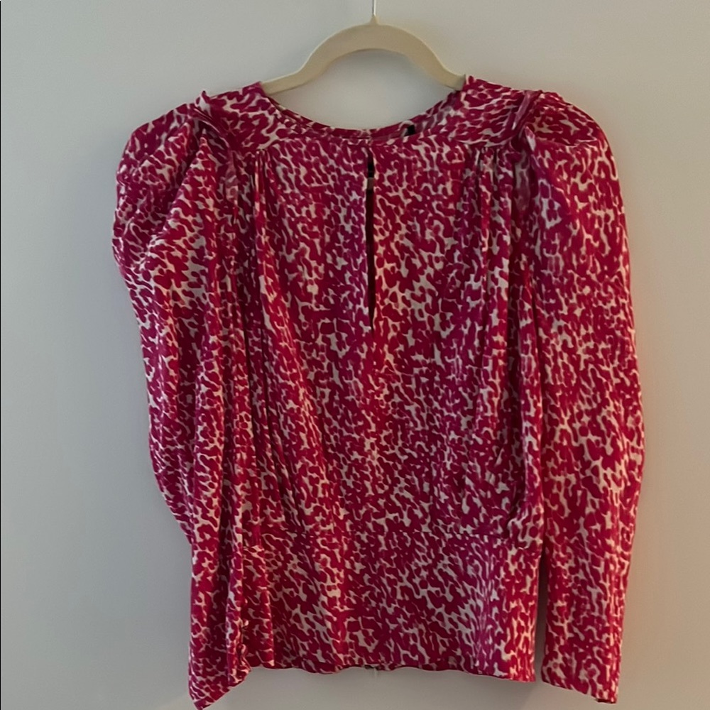 Isabel Marant Stylish Pink Patterned Women's Top